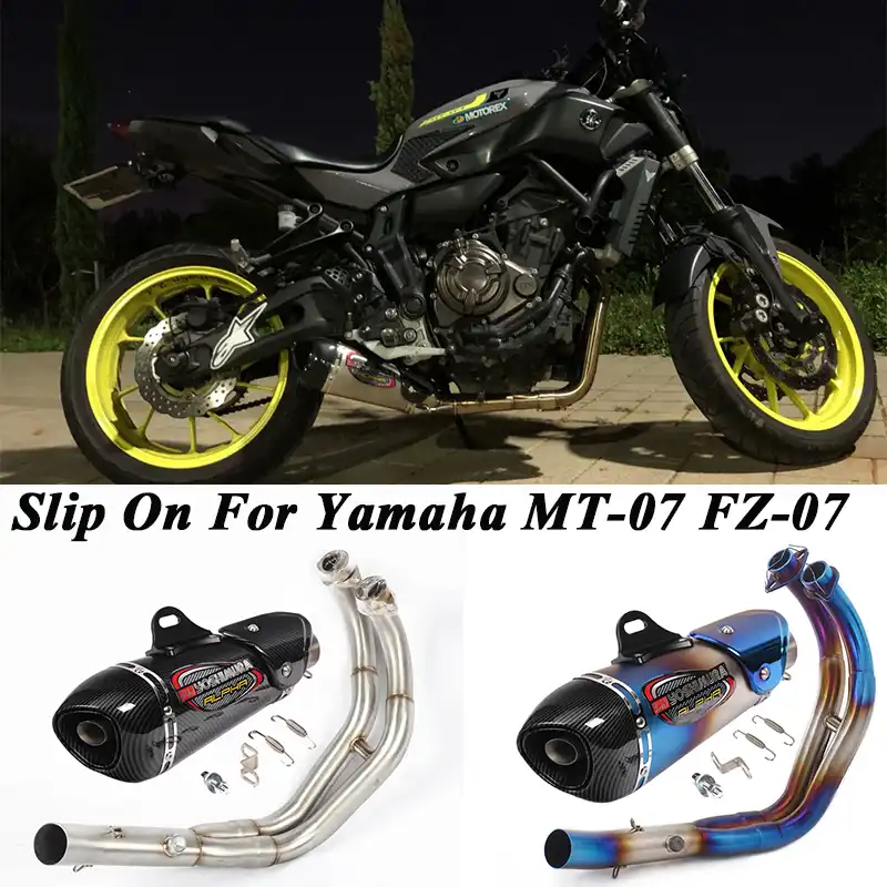 MT09 MT07 Motorcycle Yoshimura Exhaust Modified Front Middle Link Pipe
