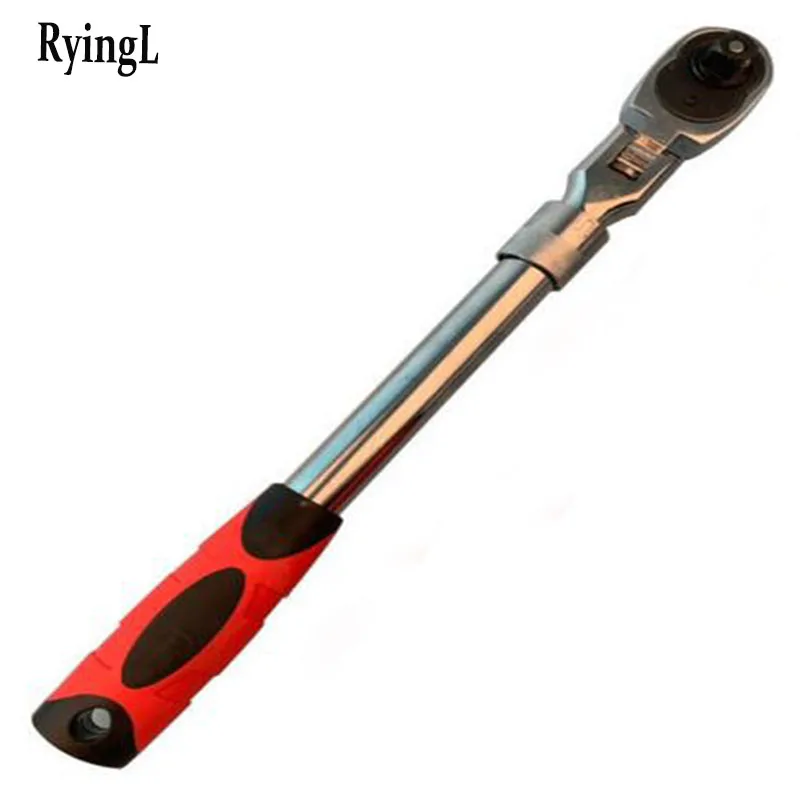 

1/4" Allen Key Length Telescopic Socket Wrench 72 Teeth Torque Ratchet Wrench For Auto Car Repair Tool