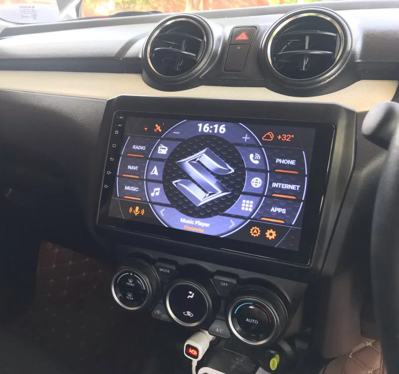  9 inch 2.5D Octa Core Android 8.1 Car DVD Multimedia Player For Suzuki Swift 2017 2018 2019 GPS Nav