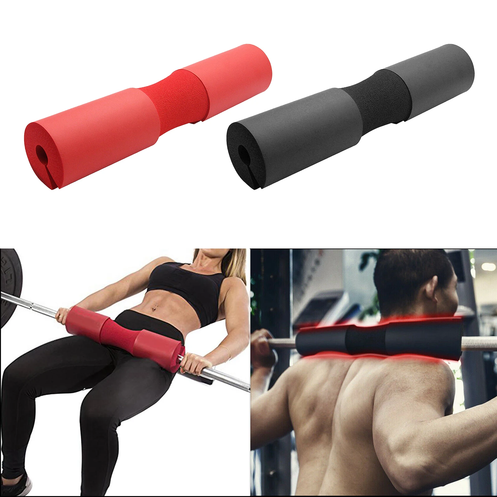 Barbell Squat Pad - Neck and Shoulder Protective Pad - Great for Squats, Lunges, Hip Thrusts, Weight Lifting Barbell Squat Pad - Neck and Shoulder Protective Pad - Great for Squats, Lunges, Hip Thrusts, Weight Lifting