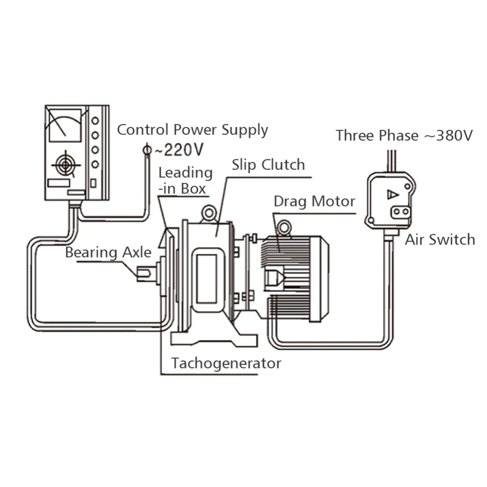 AC 220V JD1A-40 Electromagnetic Speed Regulation PLC Motor Controller Motor Speed Controller Variable Inverter