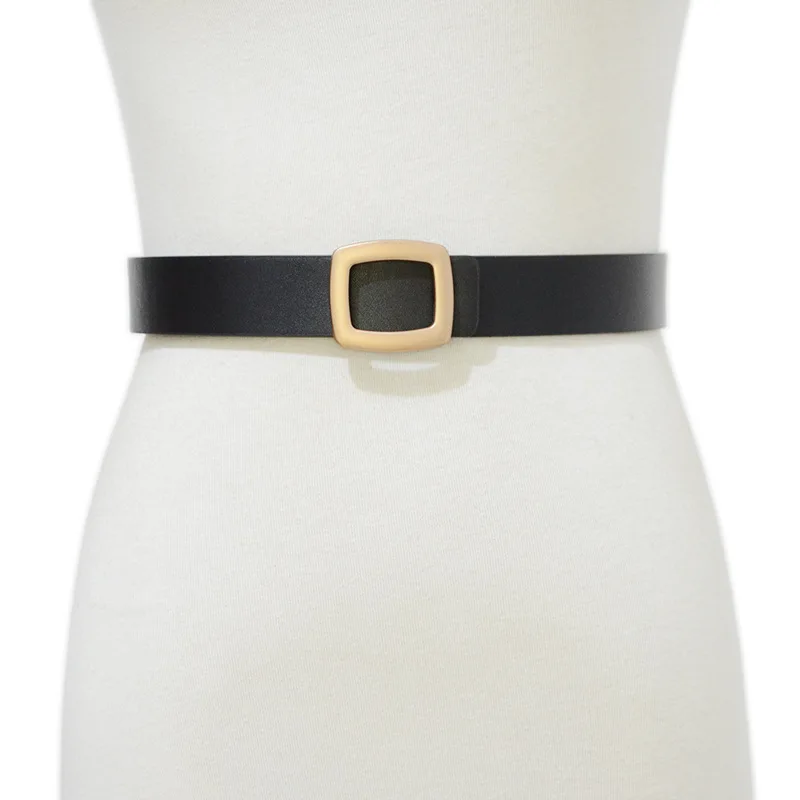 

fashion belts for women PU Leather pin Buckle Unisex Casual Simple belt jeans Pant Decorative Belt metal Bg-1499