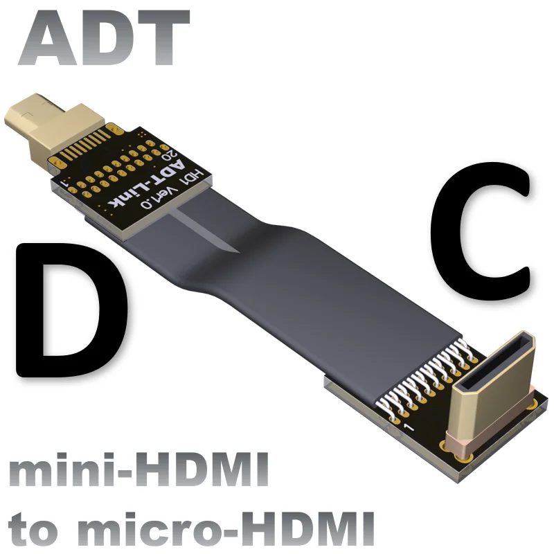 Мини Поворотная микро камера Mini HDMI поворотный разъем Поворотный 90 градусов
