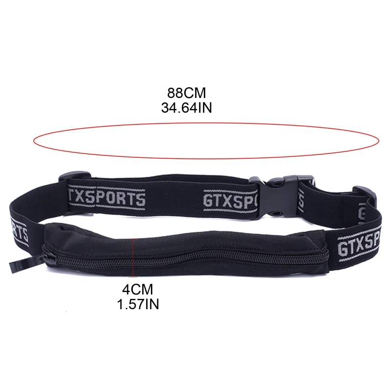 Outdoor Sports Waistband Running Belt Waist Bag for Phone Holder Small Objects Portable Storage Pocket Pouch for Walking Fitness 6