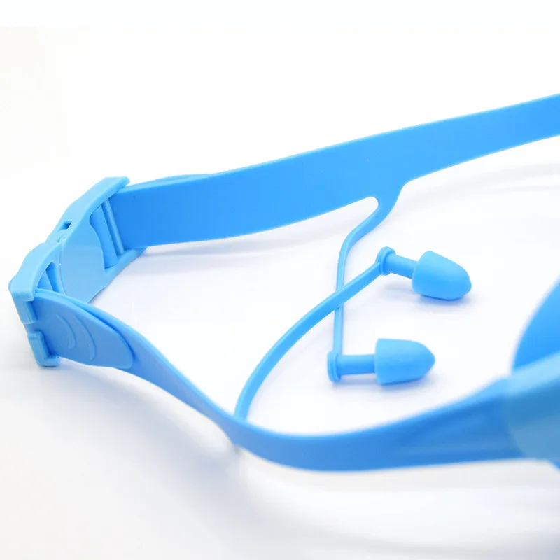Swimming Goggles Professional kids With Earplugs Anti-Fog UV silicone Waterproof for children
