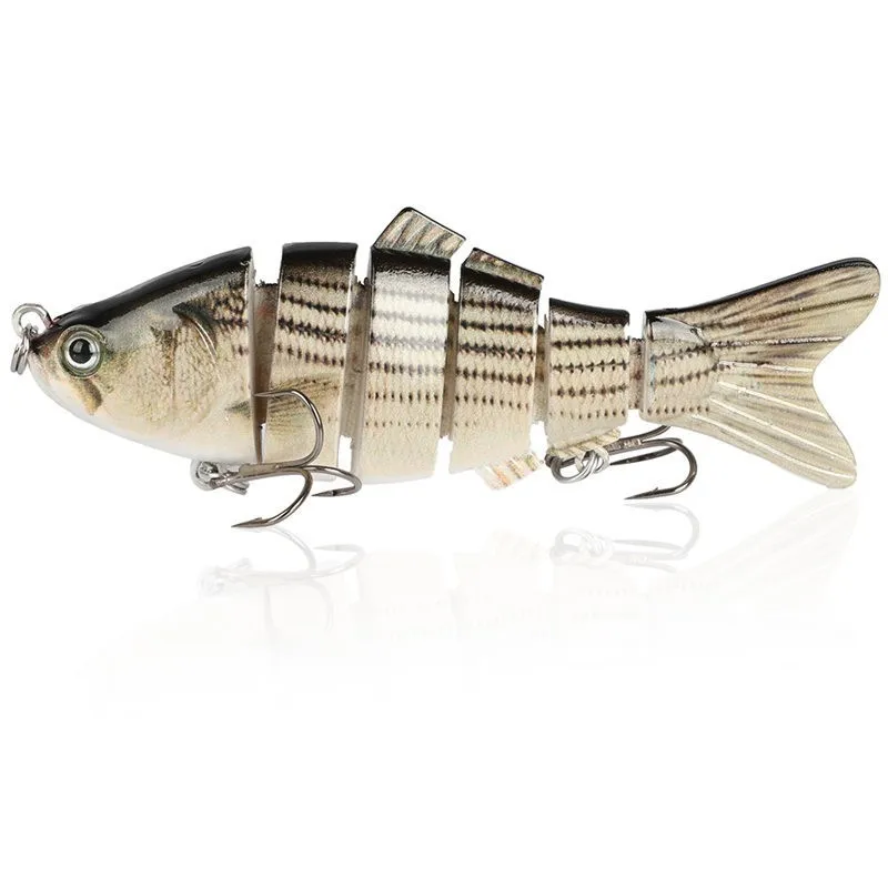 10 см 19,5 г Swimbait Приманка мульти шарнирная рыба Сегмент Swimbait Crankbait тяжелая приманка медленная Isca искусственные приманки