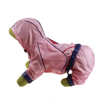 

Comfortable Pet Dog Raincoat Waterproof Four Feet Raincoat For Medium And Large Dogs Raincoat Clothing Costume