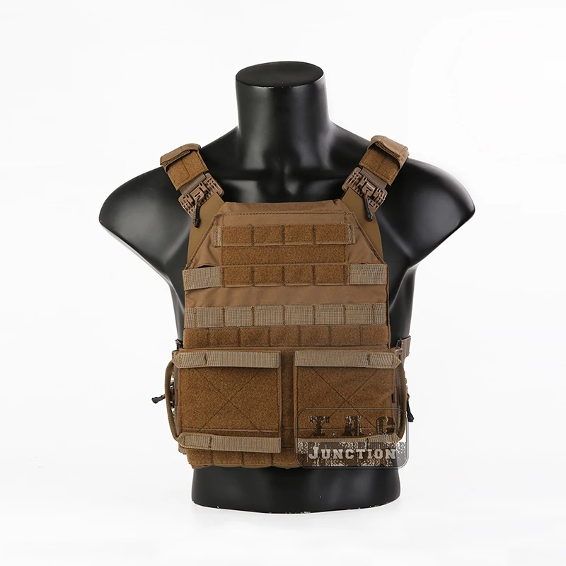 Emerson Tactical JPC2.0 Assaulter Vest Coyote Brown High Speed Instant Cummerbund / Shoulder Strap Quick Release Plate Carrier | Спорт и