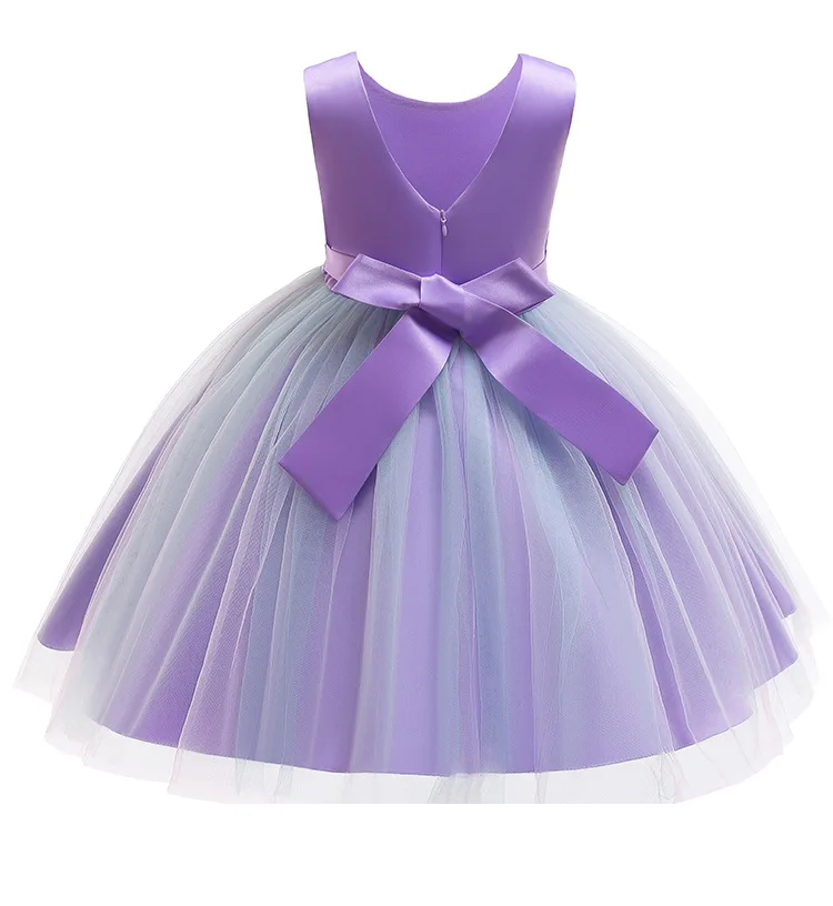 Кружевное платье для девочек зимние детские праздничные Платья с цветочным узором для девочек Детские платья для девочек, платье принцессы фантазийное платье для детей возрастом от 4 до 14 лет