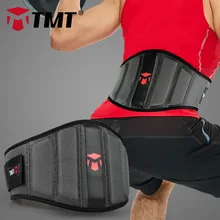 TMT Тяжелая атлетика пояс для поддержки поясничной части спины корсет ДЛЯ ФИТНЕССА тренажерный зал Powerlifting поясничного Защита спины для женщин мужчин Спорт детская Безопаснос