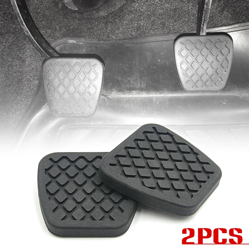 For Honda 2pcs Car Pedal Pads Durable Rubber Manual Transmissions