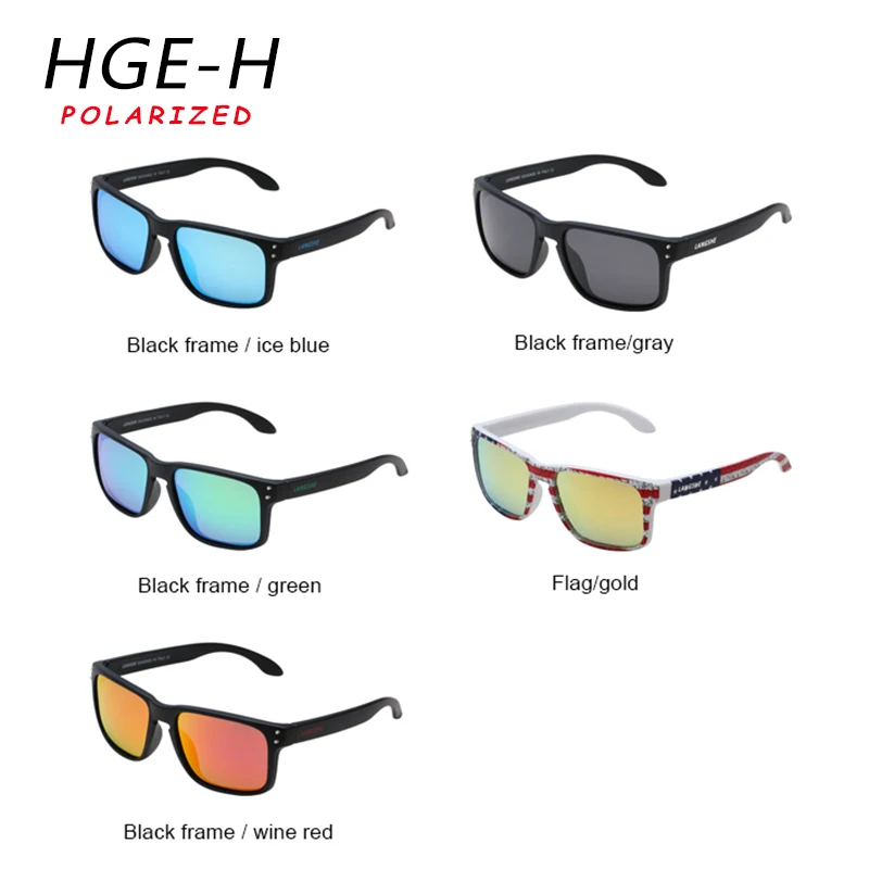 HGE-H, классические, стильные, Poalrized солнцезащитные очки, мужские, для улицы, для путешествий, квадратные солнцезащитные очки,, УФ линзы, очки, мужские, модные, оттенки KD90