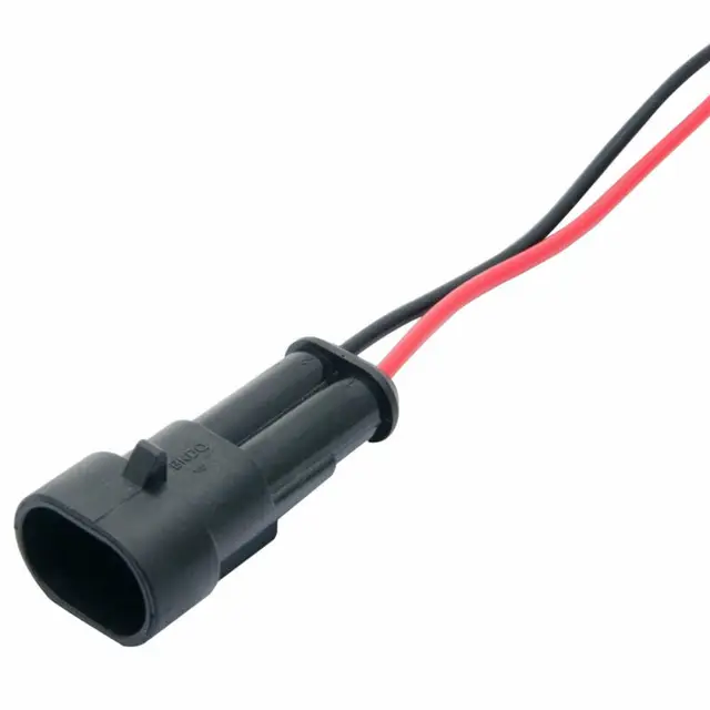 8 Waterproof Electrical Wire Connector Plug Cable Superseal Amp/Tyco 2 Pin 12V - Foto 7