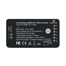 

ZigBee RGBCCT LED Controller DC12-54V ZigBee 3.0 2.4G Wifi RF Remote Control Work with ZigBee Hub Alexa Smartthings Smartphone