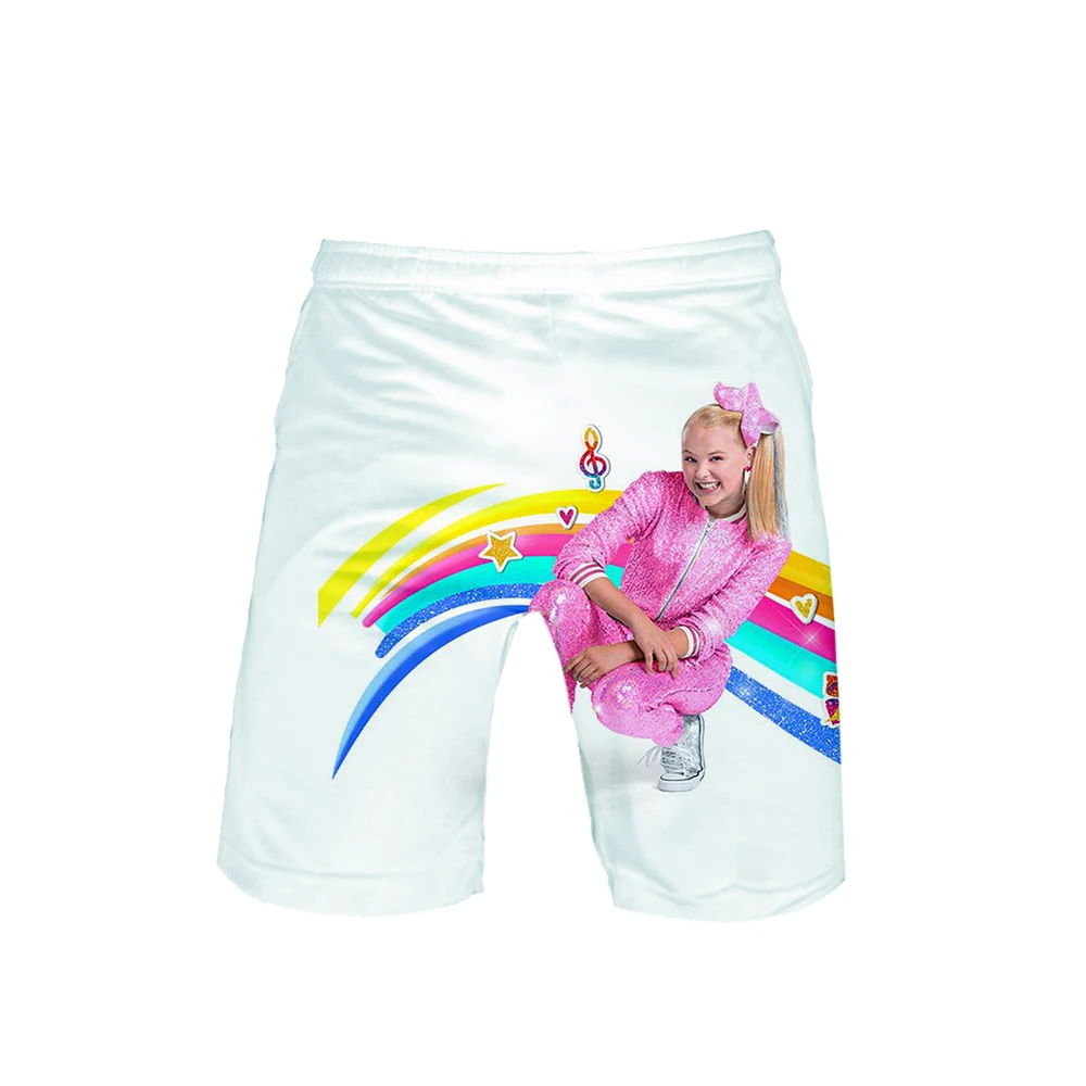 JOJO SIWA напечатанные 3D пляжные шорты Мужская модная уличная одежда шорты Горячая Распродажа Harajuku модная летняя одежда