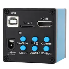 14MP 720P HDMI USB промышленный микроскоп камера TF карта видео рекордер камера 100-240 В микроэлектроника машины