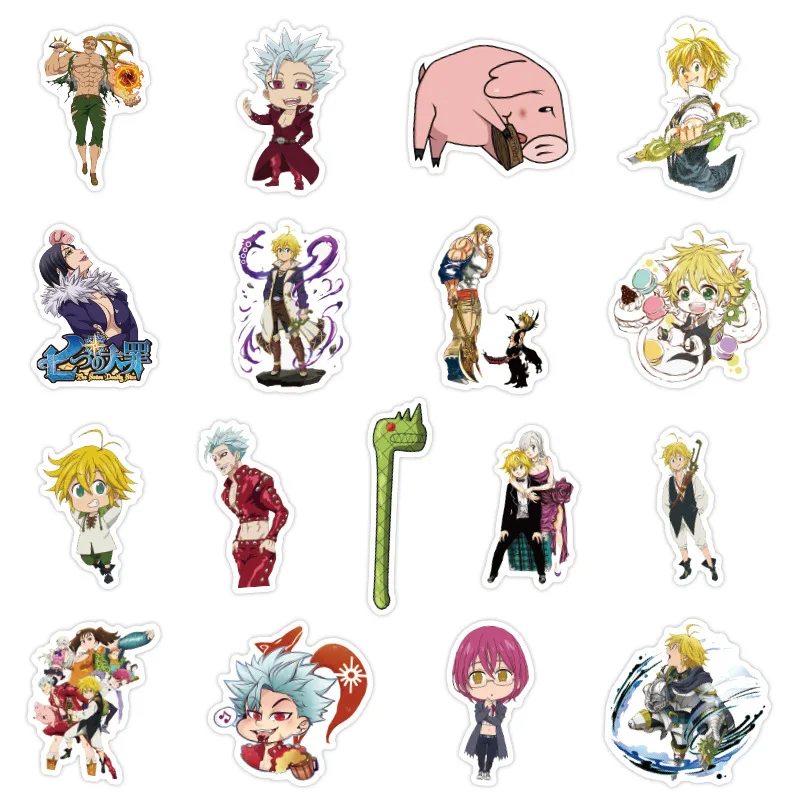 SRBB1021 nanatsu no taizai seven deadly sins king anime Car Window Decal  Sticker