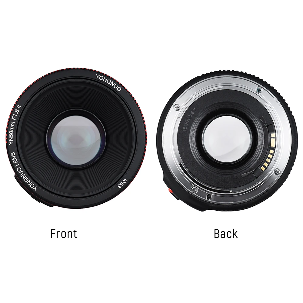 Объектив YONGNUO YN50mm YN50mm F1.8 II объектив с большой апертурой и автофокусом для камеры Canon EOS 70D 5D2 5D3 600D DSLR