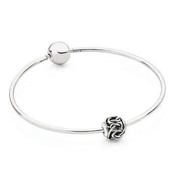 

NEW 100% 925 Sterling Silver Classic FRIENDSHIP COLLECTION Charm in E Series Bracelet Set Original Jewelry Charming B800469