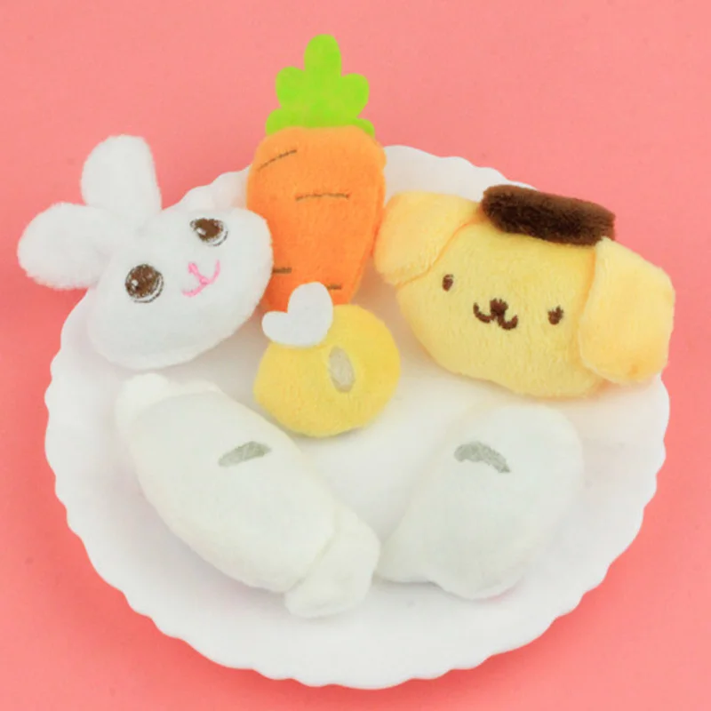 

10pcs/lot DIY Handmade cute cartoon rabbit Padded Patches Appliques For Clothes Sewing Supplies DIY Hair Decoration