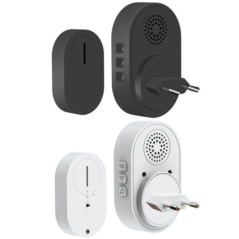 Intelligent Wireless Doorbell Home Welcome Doorbell Waterproof 300m Remote Smart Door Bell Chime EU UK US Plug Optional