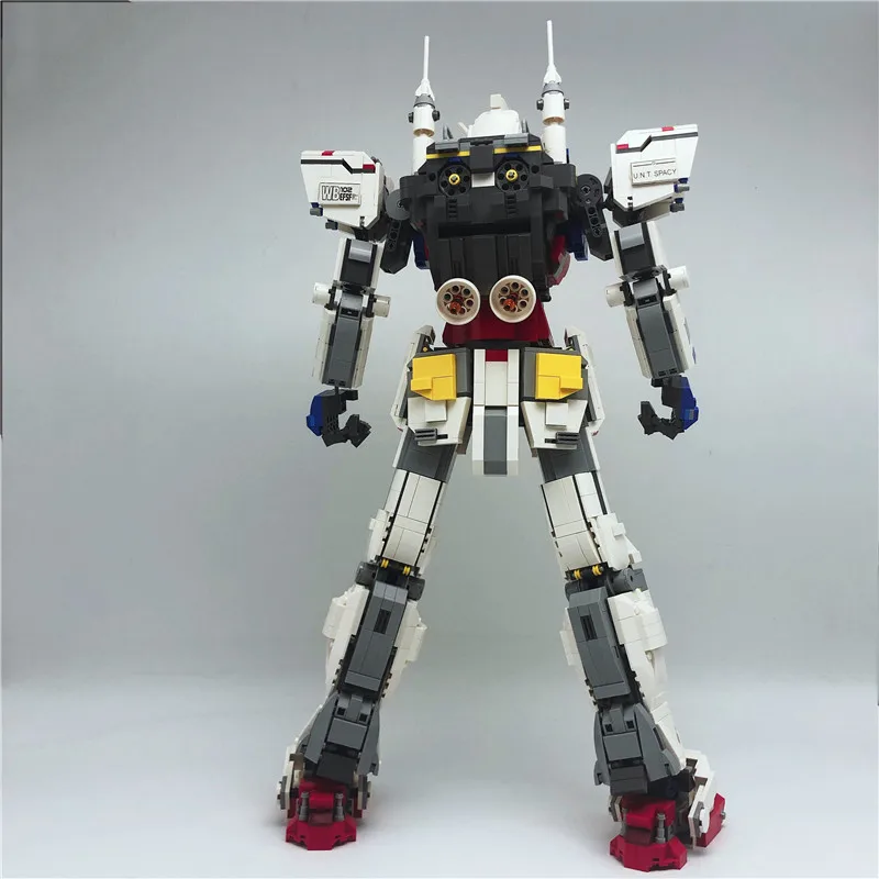 Новые идеи создатель эксперт робот Gundam RX-78-2 мобильный костюм 1: 60 гараж строительные блоки Наборы комплекты кирпичей Marvel фильм детские игрушки
