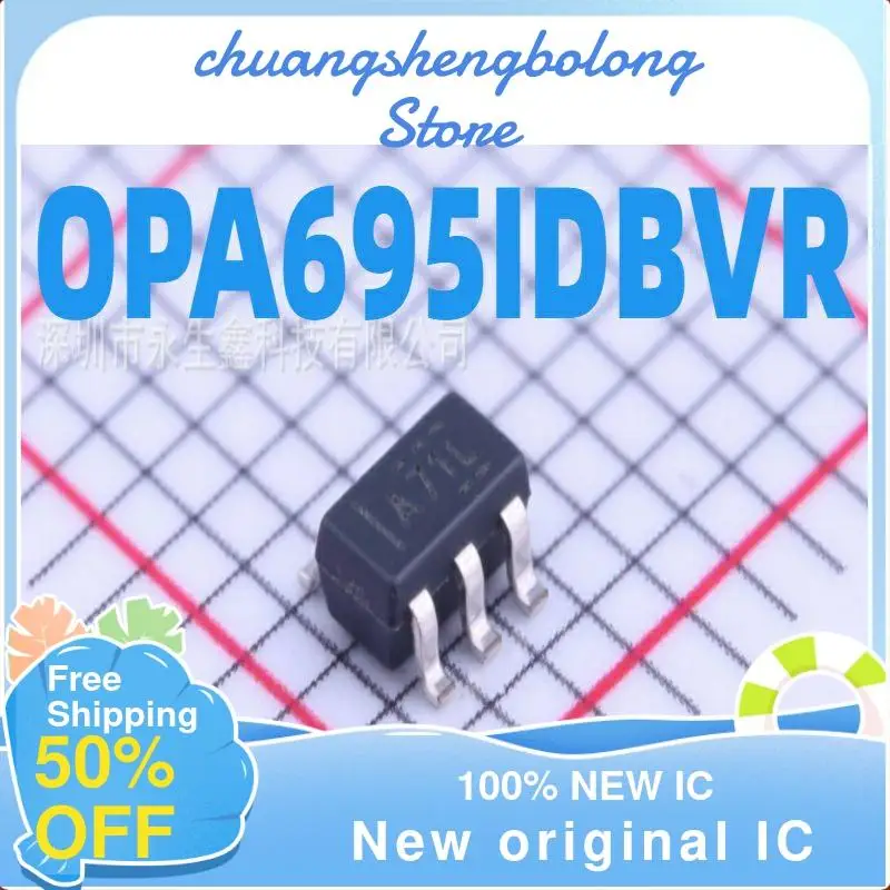 

5 шт. OPA695IDBVR OPA695IDBVT OPA695 A71L SOT23-6 новая Оригинальная интегральная схема