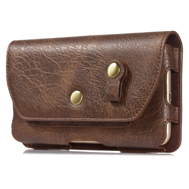 C036 Applicable Universal Belt Buckle Back Splint Wallet SAMSUNG Phone Case Flip Pannier Bag Huawei Mate20 Leather Case