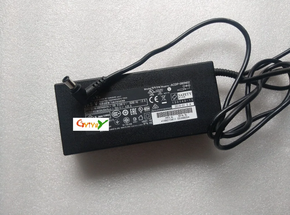 19 5 V 4.35A 4.4a 4.7A ЖК дисплей ТВ ACDP 085E01 085E02 Мощность адаптер для Sony 085N01 085N02 149273411 HD W600|tv