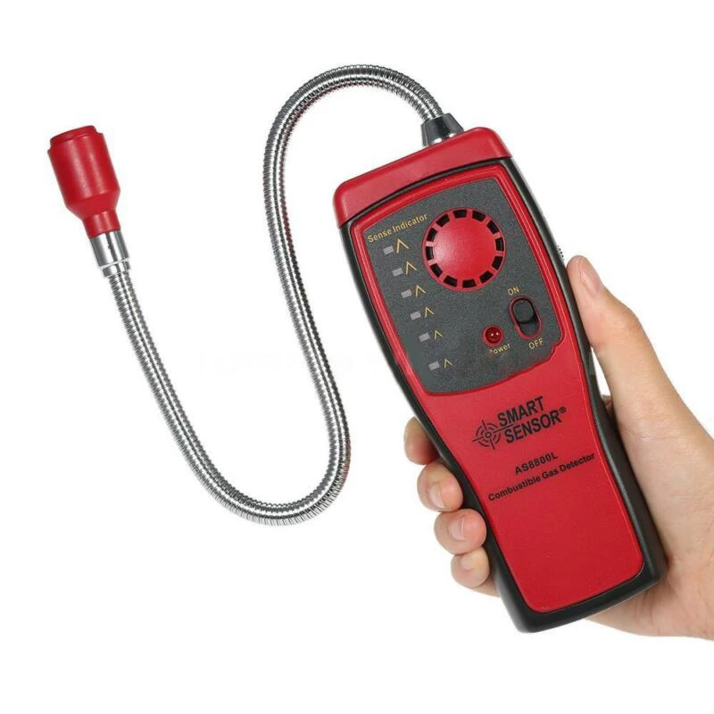 

High Quality Combustible Gas Detector Gas Leakage Location Determine Tester Alarm AS8800L Test Parts