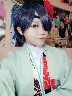 Аниме Черный Дворецкий Косплей Kuroshitsuji японское кимоно Чайный дом Ciel Phantomhive Косплей Костюм