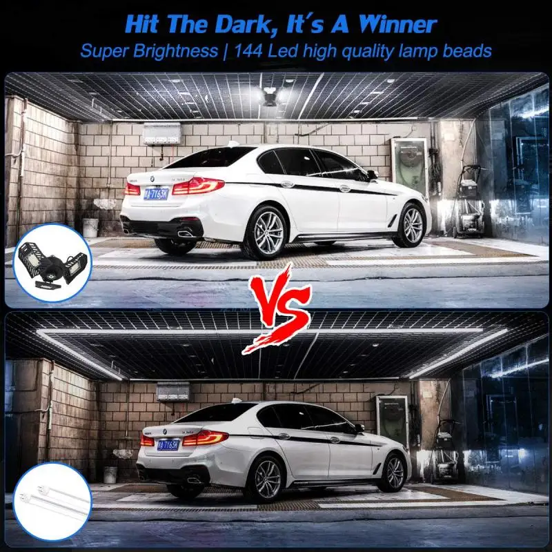 

workshop tools Led Garage Lights ceiling+lights LED Light Garage light Deformable 60W E26/E27 industrial lamp garage light