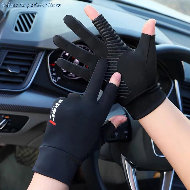 Outdoor Winter Fishing Gloves Waterproof Three Or Two Fingers Cut Anti-slip Climbing Keep Warm Hiking Camping Riding for fishing gloves