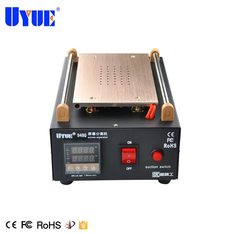 

Hottest UYUE 948Q Vacuum LCD Screen Separator Machine with Built-in Pump for iPhone LCD screen repair