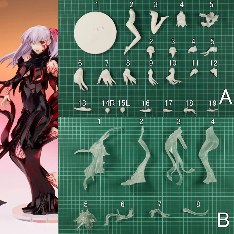 Sakura Matou in Black Outfit Unpainted Resin Model Kit 1/8 Fate/Stay Night 