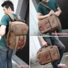 Men Climbing Camping Hiking Hunting Sports Bag vintage canvas laptop backpack Treakking Rucksack Tactial Backpacks 6