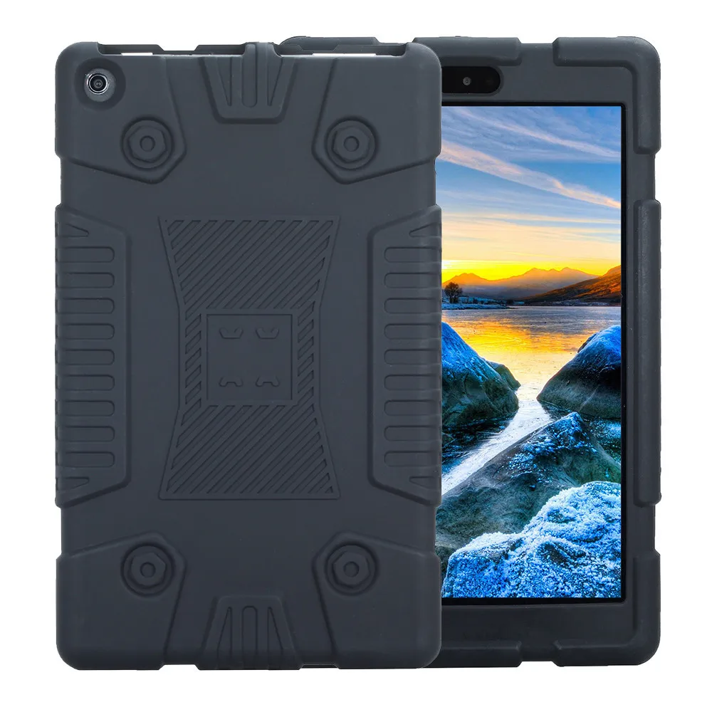 Высококачественный мягкий силиконовый защитный чехол для Amazon Kindle Fire HD8 2017/2018