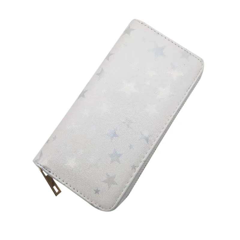 KANDRA New Star Pu Leather Wallet Clutch Purses Female Card Holder Coin Purse Zipper Phone Bag High Quality