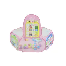 Складная детская цифра шары бассейн Яма Для дома и улицы детские игрушки игровой домик для детей подарок игровые палатки розового цвета с украшением в виде шариков в рамки