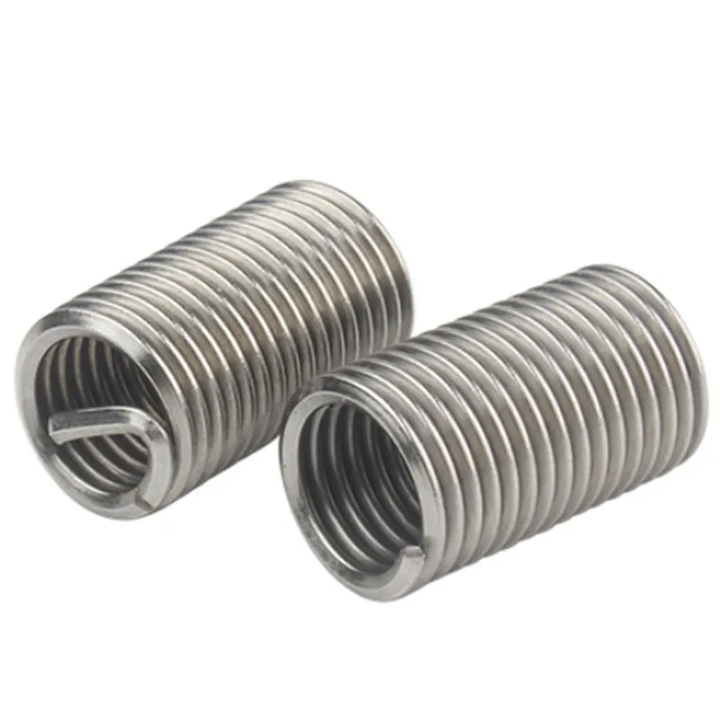 10-Pack M8 X 1.25 Helicoil Thread Inserts – 304 Stainless Steel, For Stripped Threads