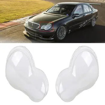 

1Pcs New Car Headlight Lens Plastic Shell Cover For Mercedes Benz W203 C-Class 2000-2004 Car accessories Car styling
