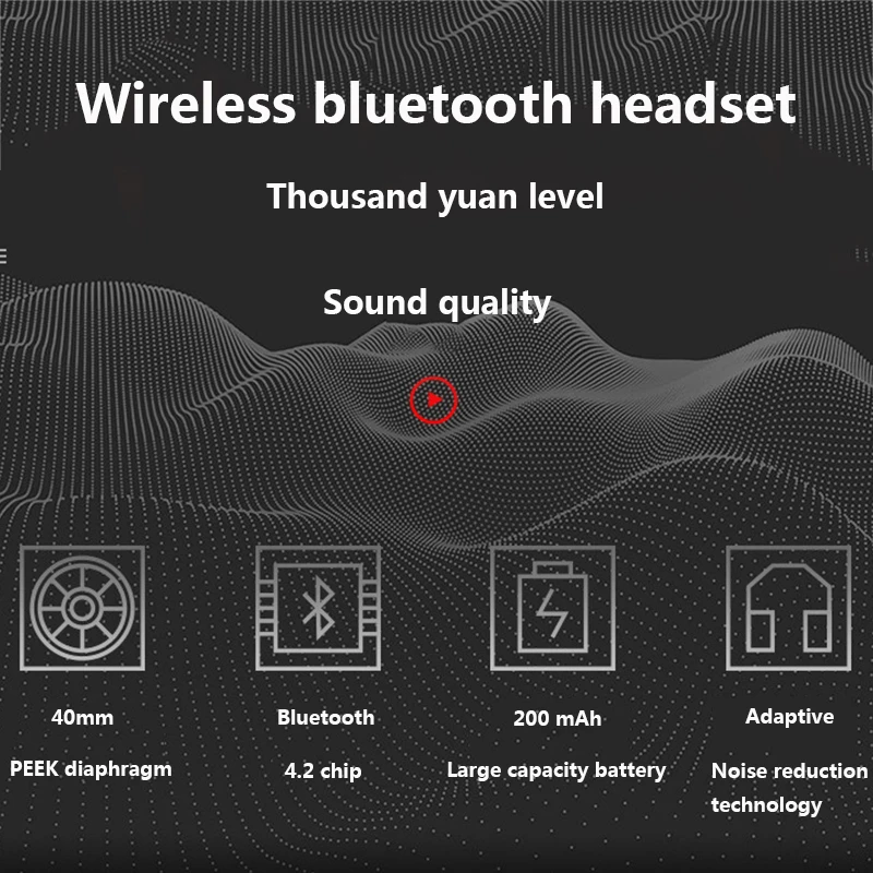 Bluetooth гарнитура ST31 беспроводные Bluetooth наушники для телефонных звонков спортивные наушники с шумоподавлением