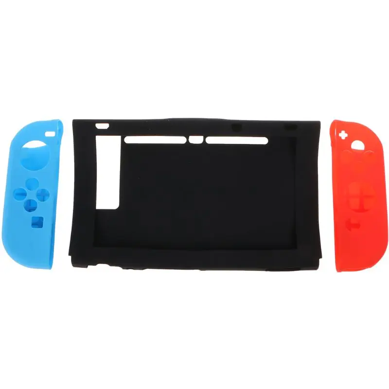 Защитный чехол, силиконовый чехол, кожа, левый и правый, пылезащитный, ударопрочный корпус, аксессуары для игр, для Nintendo Switch NS Joy-Con, консоль