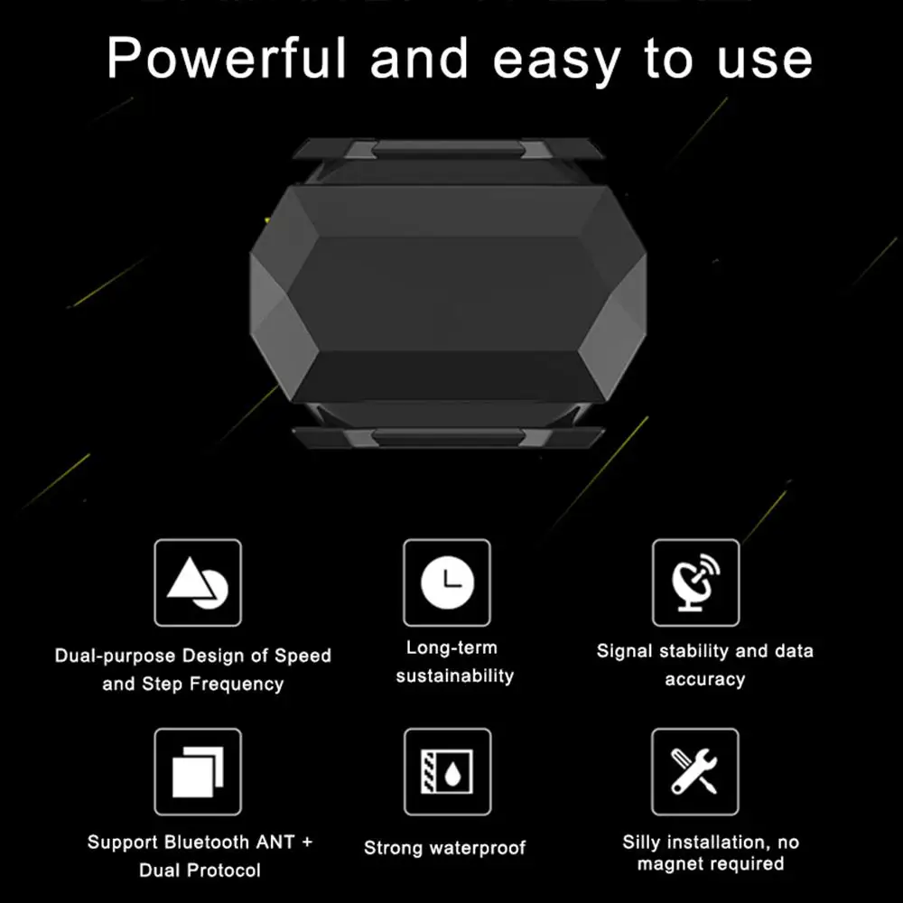 

New Outdoor Bicycle Speedometer Bluetooth ANT+ Wireless Speed Cadence Sensor Speedometer Bicycle Equipment