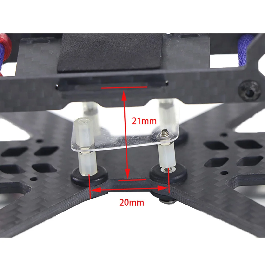 Kit châssis quadricoptère JMT Mini Acrobrat 163 3 pouces fibre carbone