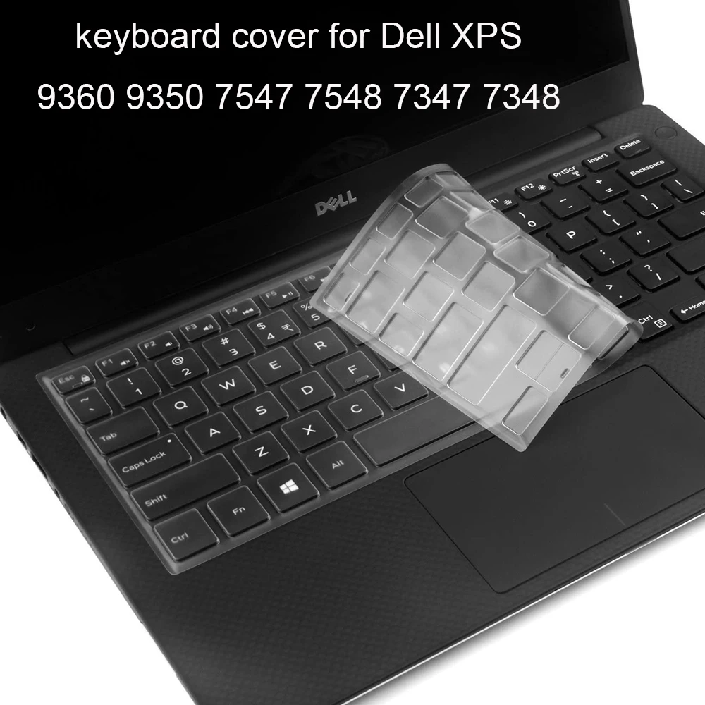 

Keyboard Covers for Dell XPS 9350 9360 7547 7347 7548 7348 clear TPU laptop keyboards dust proof cover silicone protector sale