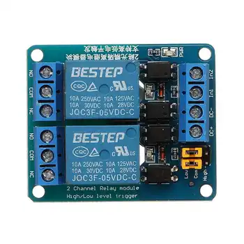 

5V 2 Channel Relay Module Low Level Trigger with Optocoupler Relay Output 2 way Relay Module for Arduino