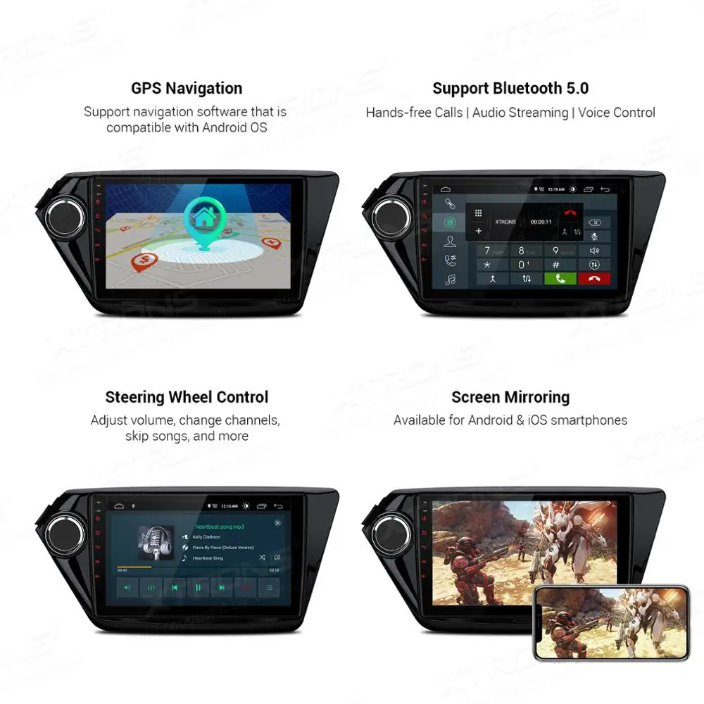 Cheap XTRONS 9"Android 9.0 IPS Screen Navigation Multimedia Player Built-in DSP Custom Fit for Kia Rio K2 (Left Hand Drive) RCA NO DVD 3 Cheap XTRONS 9"Android 9.0 IPS Screen Navigation Multimedia Player Built-in DSP Custom Fit for Kia Rio K2 (Left Hand Drive) RCA NO DVD 3