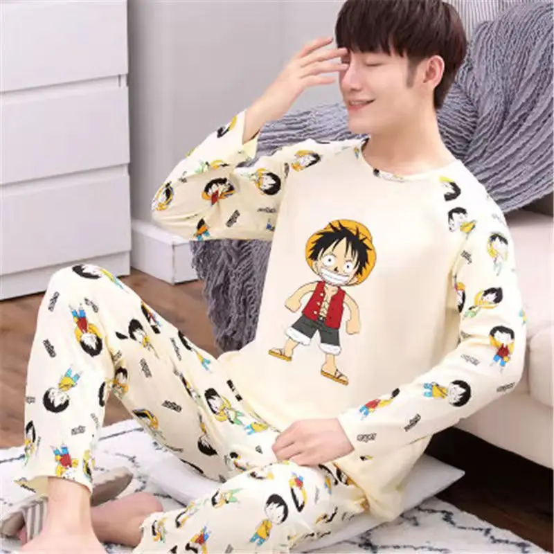 Monkey D Luffy Mens Pajamas One piece Merchandise Up to 80 Off