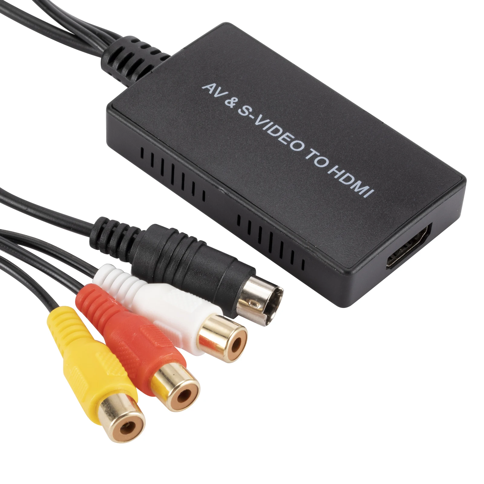 Nuovo Adattatore Convertitore Da Svideo A Hdmi-Type-A Convertitore Audio Video Pal/Ntsc 1080P Compatibile Ps3/Ps4 Vhs Videoregistratore Lettori Dvd Bl